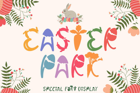 Easter Park Font Prasetya Letter 