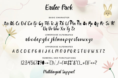 Easter Park Font Prasetya Letter 
