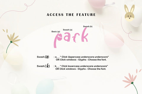 Easter Park Font Prasetya Letter 