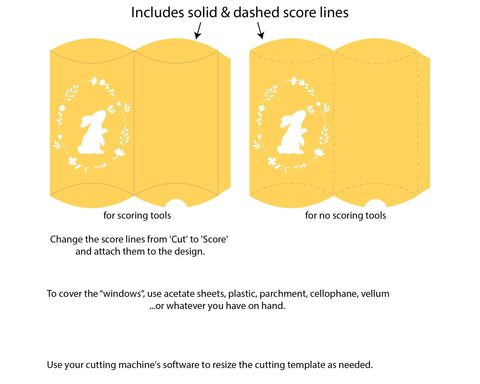 Easter pillow box SVG | Treat box SVG SVG ElenDesigns 