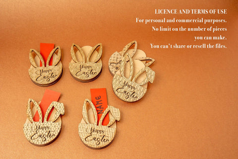 Easter Place Holder Vector File for Laser Cut - 6 Variations. SVG MaramadeLaser 