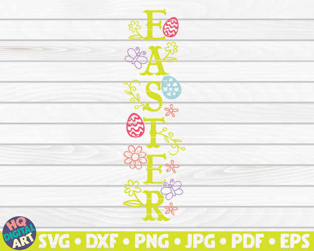 Easter Porch Sign SVG SVG HQDigitalArt 