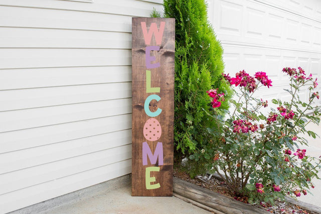 Easter Porch Sign - Welcome SVG Simply Cutz 