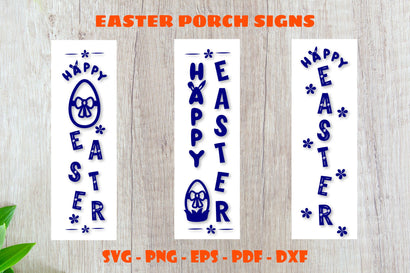 Easter porch sings with easter eggs. Cut files. SVG SVG Angelina Semenova 