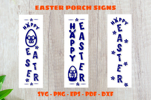 Easter porch sings with easter eggs. Cut files. SVG SVG Angelina Semenova 