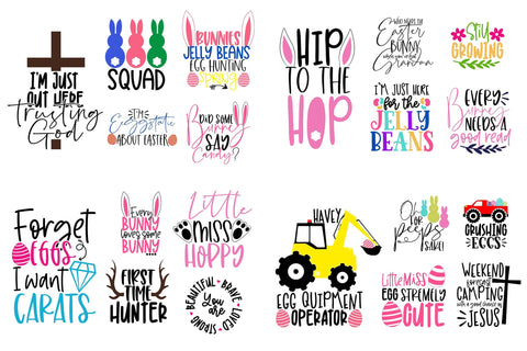 Easter quote SVG Design bundle SVG CoralCutsSVG 