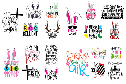 Easter quote SVG Design bundle SVG CoralCutsSVG 