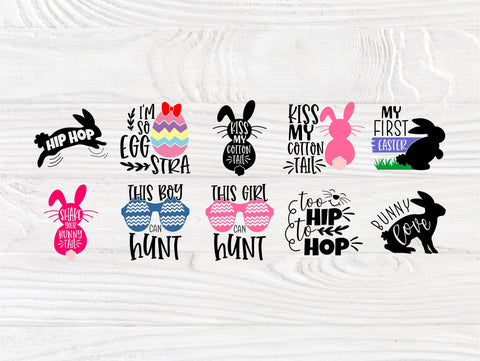 Easter Quotes SVG Bundle, Svg Cut Files SVG TonisArtStudio 