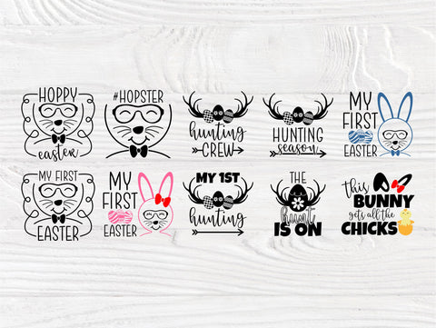 Easter Quotes SVG Bundle, Svg Cut Files SVG TonisArtStudio 