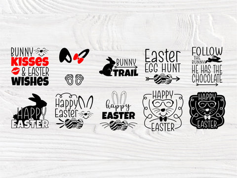 Easter Quotes SVG Bundle, Svg Cut Files SVG TonisArtStudio 