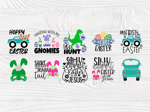 Easter Quotes SVG | Easter Cut Files | Kids Easter Svg | Easter Svg Bundle | Easter Rabbit Svg | Eggs Svg | Commercial Use | Svg for Cricut SVG TonisArtStudio 