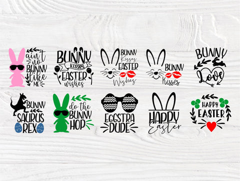 Easter Quotes SVG | Easter Cut Files | Kids Easter Svg | Easter Svg Bundle | Easter Rabbit Svg | Eggs Svg | Commercial Use | Svg for Cricut SVG TonisArtStudio 
