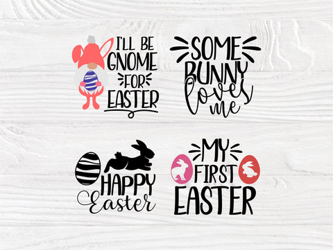 Easter Quotes SVG | Easter Gnome Svg | Happy Easter Svg | My First Easter Svg | Easter Cut Files | Svg Files for Cricut | Silhouette Files SVG TonisArtStudio 
