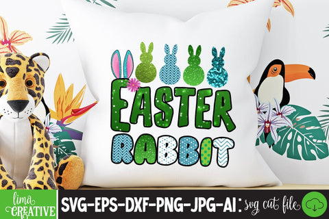 Easter Rabbit Happy Easter Day Sublimation PNG SVG Insomnia Std 