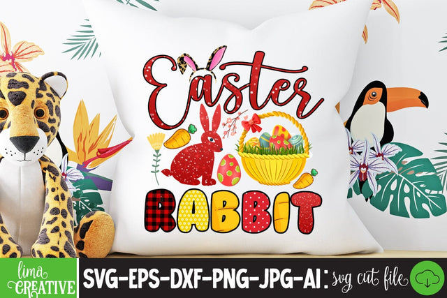 Easter Rabbit ,Happy Easter Day Sublimation PNG SVG Insomnia Std 
