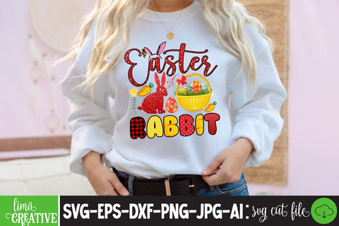 Easter Rabbit ,Happy Easter Day Sublimation PNG SVG Insomnia Std 