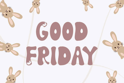 Easter Rabbits Font Prasetya Letter 