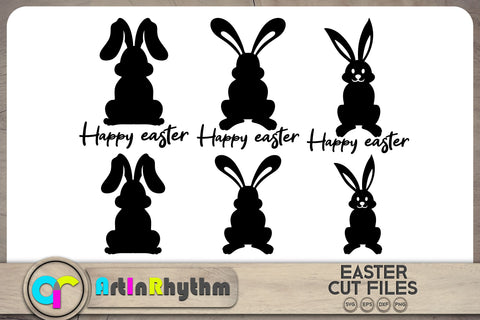 Easter rabbits svg bundle SVG Artinrhythm shop 