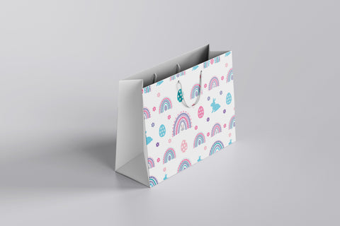 Easter rainbow seamless pattern. Easter digital paper bundle Digital Pattern LaBelezoka 