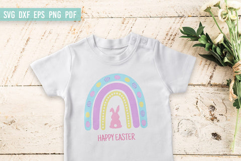 Easter Rainbow SVG Cut File | Easter Bunny SVG | Easter SVG SVG Irina Ostapenko 