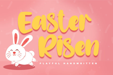 Easter Risen Font Letterara 