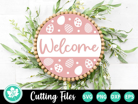 Easter Round Door Hanger SVG Bundle SVG TrueNorthImagesCA 