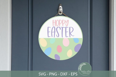 Easter Round Sign Bundle-Easter SVG Bundle-Happy Easter SVG SVG Linden Valley Designs 