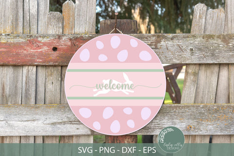 Easter Round Sign Bundle-Easter SVG Bundle-Happy Easter SVG SVG Linden Valley Designs 