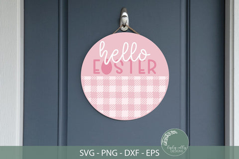 Easter Round Sign Bundle-Easter SVG Bundle-Happy Easter SVG SVG Linden Valley Designs 