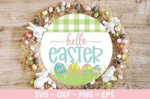 Easter Round Signs SVG Bundle SVG fokiira 