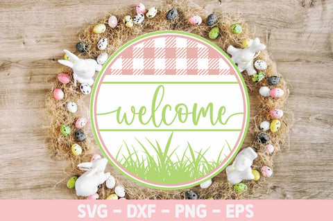 Easter Round Signs SVG Bundle SVG fokiira 