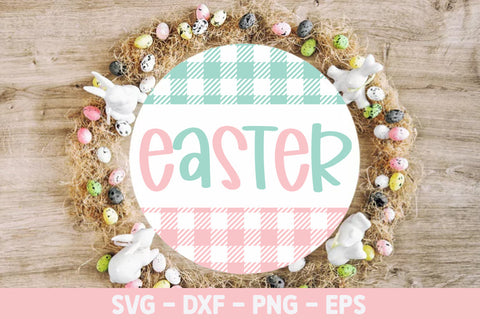 Easter Round Signs SVG Bundle SVG fokiira 
