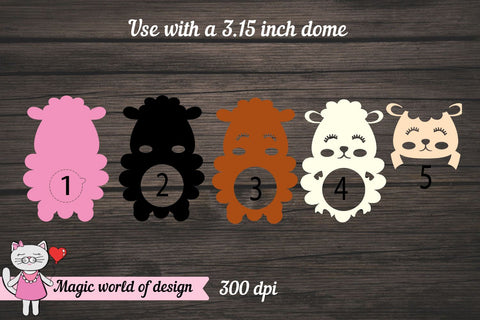Easter sheep Candy Dome svg, 3d svg cut file SVG Magic world of design 