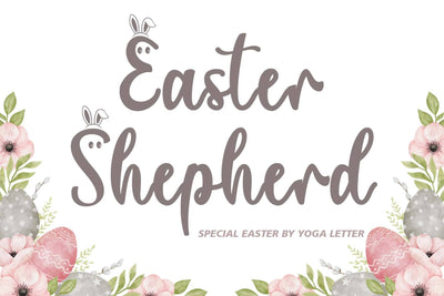 Easter Shepherd Font Prasetya Letter 