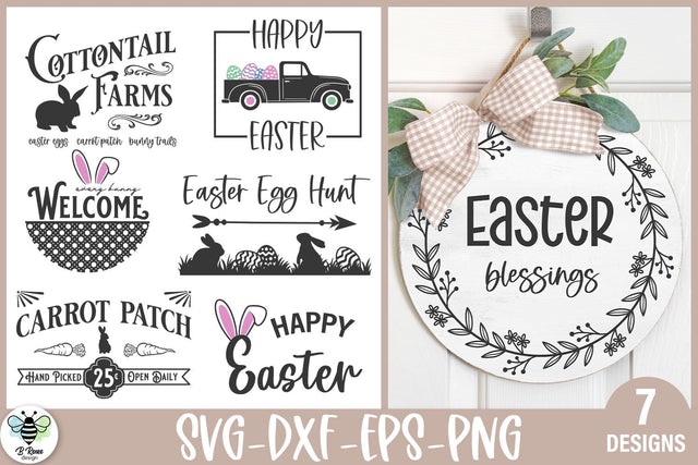 Easter Sign SVG Bundle SVG B Renee Design 