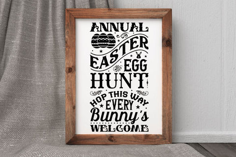Easter sign Svg Bundle SVG Regulrcrative 