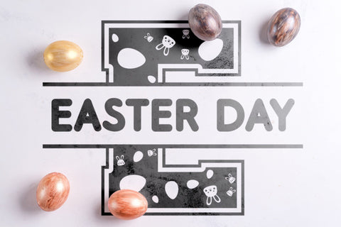 Easter Split Monogram Font Font ampersand 