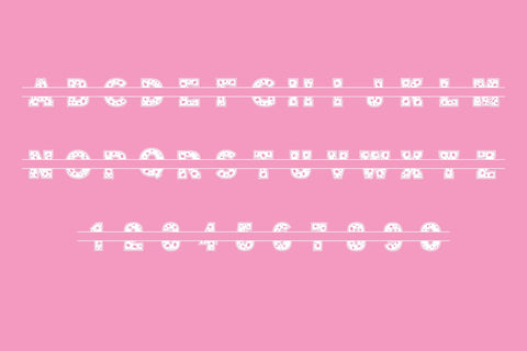 Easter Split Monogram Font Font ampersand 