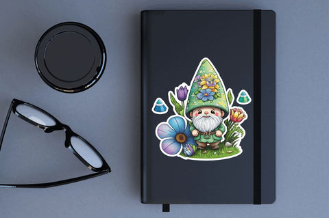 Easter Spring Gnome Stickers Bundle Sublimation Regulrcrative 