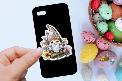 Easter Spring Gnome Stickers Bundle Sublimation Regulrcrative 