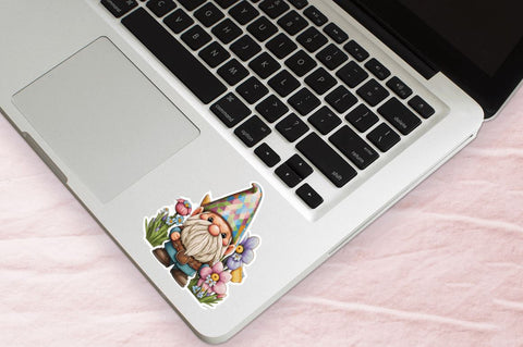 Easter Spring Gnome Stickers Bundle Sublimation Regulrcrative 