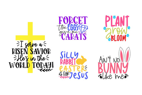 Easter & Spring Season Christianity SVG Design Bundle SVG CoralCutsSVG 