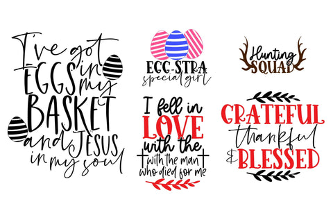 Easter & Spring Season Christianity SVG Design Bundle SVG CoralCutsSVG 