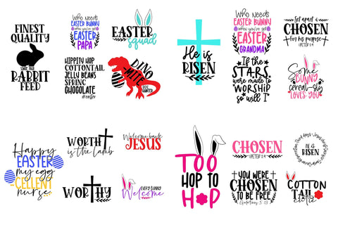 Easter & Spring Season Cute Design Bundle SVG CoralCutsSVG 