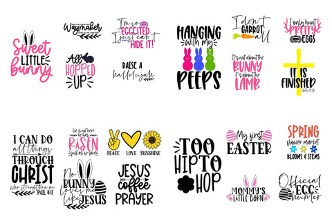 Easter & Spring Season Cute Design Bundle SVG CoralCutsSVG 
