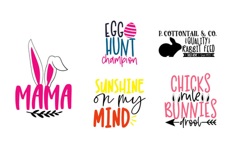 Easter & Spring Season Shirt SVG Bundle - 25 Designs SVG CoralCutsSVG 