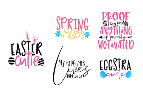 Easter & Spring Season Shirt SVG Bundle - 25 Designs SVG CoralCutsSVG 