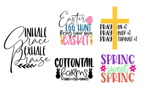 Easter & Spring Season SVG Bundle - 25 Designs SVG CoralCutsSVG 