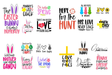 Easter & Spring season svg design Bundles SVG CoralCutsSVG 
