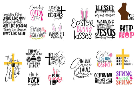 Easter & Spring season svg design Bundles SVG CoralCutsSVG 
